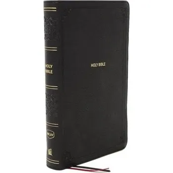 NKJV, End-of-Verse Reference Bible, Personal Size Large Print, Leathersoft, Black, Red Letter, Comfort Print - Nelson, Thomas