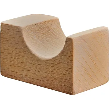 Věšák Hettich Modern Šatní háček, 35 × 60 × 35 mm, bukové dřevo 9343973