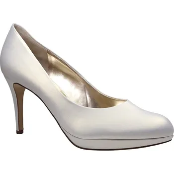 Dámské lodičky Vycházková obuv-lodičky, Högl, perleťová: Bílá Syntetika 29,4 45 F - užší střih (17849-17853)