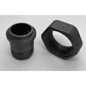 Fitinka Šroubení černé k plynoměru 1“ x 5/4“ sada