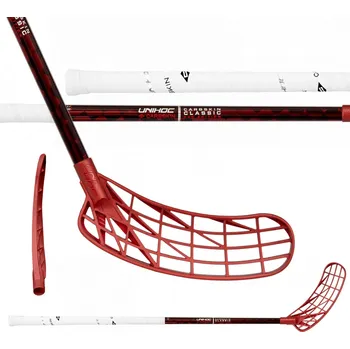 Florbalová hůl UNIHOC Stick Unilite Carbskin FL 26 Radiant Red 96 cm L - 96 (107) cm/Levá ruka dole