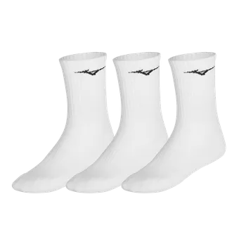 Pánské ponožky MIZUNO Training 3P Socks / White/White/White / XL 44-46 - 44-46