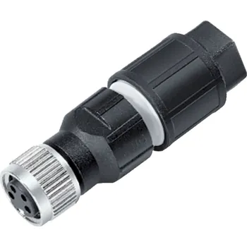 Elektrický konektor Binder 99 3400 500 03 Kabelový konektor M8 samice, kontakty: 3, 2,5-5,0 mm, nestíněný, kabelová svorka, IP67