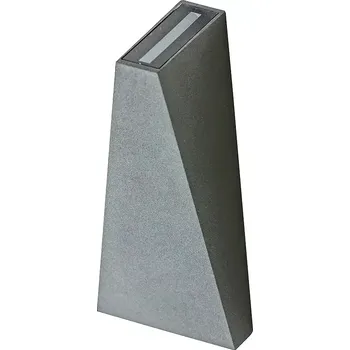 Nástěnné svítidlo LED vnější nástěnné osvětlení Zita Xl světle šedá