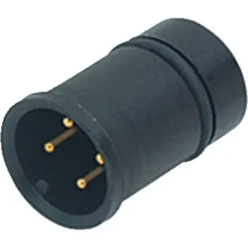 Elektrická zásuvka Binder 09 0431 74 04 Zásuvka M12, kontakty: 4, nestíněný, pájený, IP67