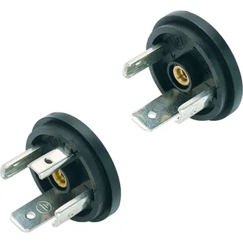 Elektrická zásuvka Binder 43 1701 000 03 Zásuvka napájecího konektoru, Kontakty: 2+PE, nestíněný, pájený, IP40 bez těsnění, UL, ESTI+, VDE