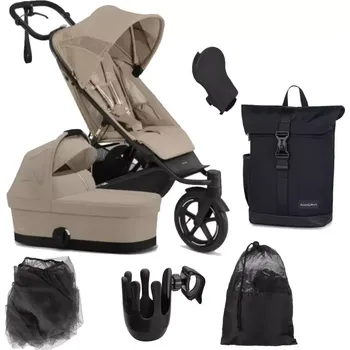 Kočárek CYBEX Avi Spin včetně příslušenství 2025 Almond Beige