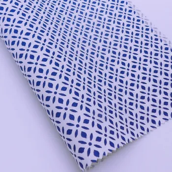 DOMESTIK 145/21363-6 vzor ORNAMENT modrý / METRÁŽ NA MÍRU