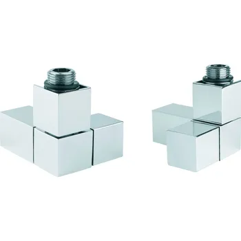 Hlavice pro radiátor P.M.H. PMH Designová sada Cube Cube-CE nerez