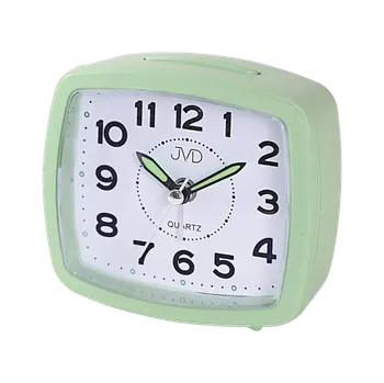 Budík JVD Analogový ručkový budík JVD SRP8506.1 s osvětlením ( )