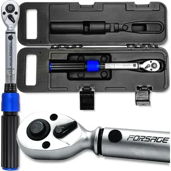 Klíč Forsage momentový klíč 1/4" s aretací, 1–25 Nm, certifikát, 72 zubů