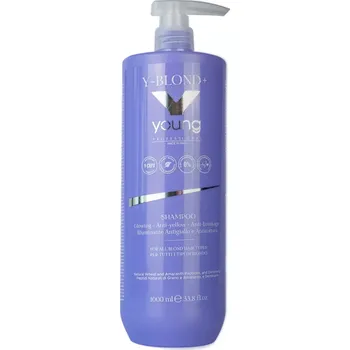 Šampon Young Y-Blond+ šampon pro neutralizaci žlutých tónů 1000 ml