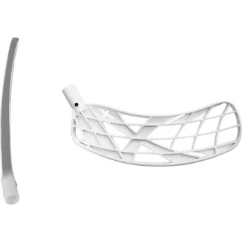 Florbalová čepel EXEL X-Blade SB White L - Levá ruka dole/Bílá/měkká - SB (PE)