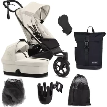 Kočárek CYBEX Avi Spin včetně příslušenství 2025 Seashell Beige