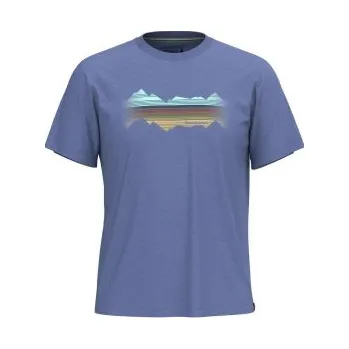 Smartwool MOUNTAIN HORIZON SHORT SLEEVE GRAPHIC T Uni Nightfall blue