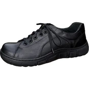 Dámské tenisky Kacper 2-1408 dámská kožená obuv šíře H černá Barva: Černá, Velikost: 41