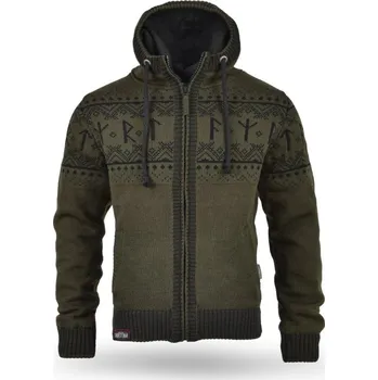 Pánský svetr Thor Steinar - svetr/bunda Runa oliv Barva: olivová, Vel: 2XL