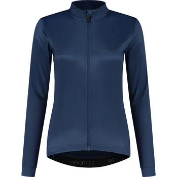 nosiče na kolo Dámský cyklodres Rogelli CORE s prodyšnými boky a dlouhým rukávem, tmavě modrý M