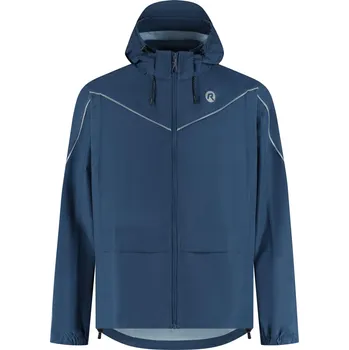 Cyklo nářadí Pláštěnka s kapucí a předními kapsami Rogelli COMMUTER ESSENTIAL, modrá 2XL