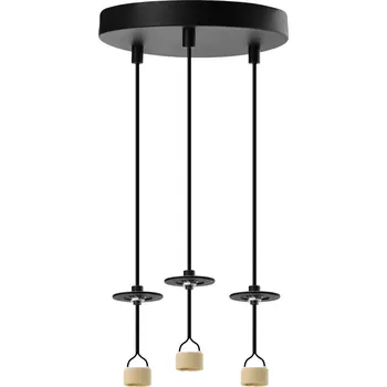 Lucas Base 3R Pendant Gu10 černá