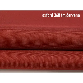 OXFORD 200/368 tmavě červená 160cm / METRÁŽ NA MÍRU