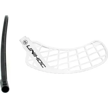 Florbalová čepel UNIHOC Sonic Titan hard PP white L - Levá ruka dole/Bílá/tvrdá - Titan (PP-H)