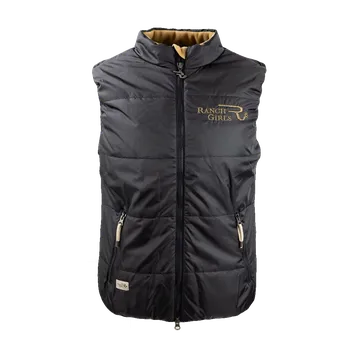 Pánská vesta OSWSA Ranch Girls vesta "LAUREN" black / caramel Velikost: XL