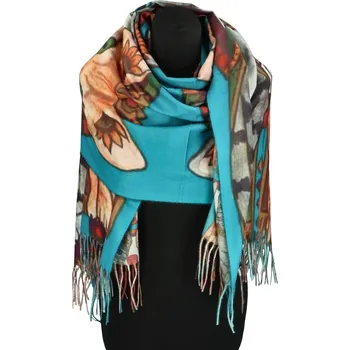 Šála Módní dámská šála Winifre, kočka modrá