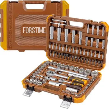Gola sada Forstime velká sada nářadí, 108 dílů, nástrčné hlavice 1/4" a 1/2" (6hranné) 4–32 mm