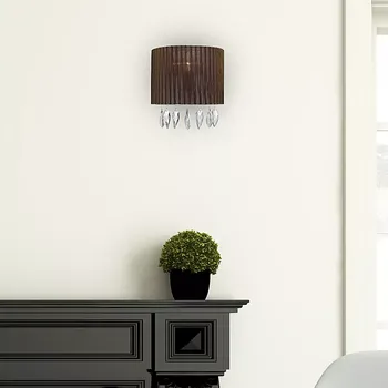 Nástěnné svítidlo Luxusní nástěnné svítidlo Sidney Hnědá