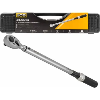 Klíč JCB Momentový klíč 1/2", 220 Nm, oboustranný, s aretací