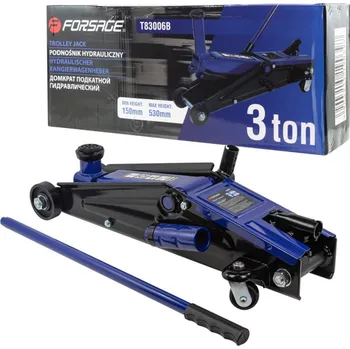 zvedák Forsage Nízkoprofilový hydraulický zvedák 3 t (žába) s gumovým sedlem