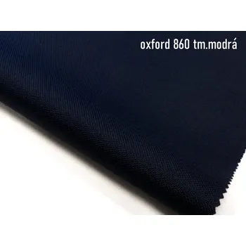 OXFORD 200/860 tmavě modrá 160cm / METRÁŽ NA MÍRU