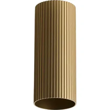 Bodové svítidlo Minimalistické bodové svítidlo Lucas Ribbed Tube 20 bronzová