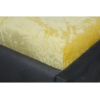 Prostěradlo Mikroplyšové prostěradlo MOA 180x200 cm zlaté