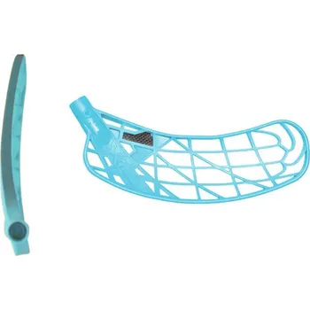 Florbalová čepel OXDOG Avox Carbon MBC tiff blue R - Pravá ruka dole/Světle modrá/středně tvrdá - MB (PP)