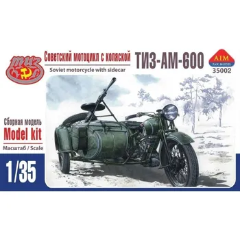 Plastikový model AIM Fan Model 1/35 TIZ-AM-600 Soviet motorcycle with sidecar