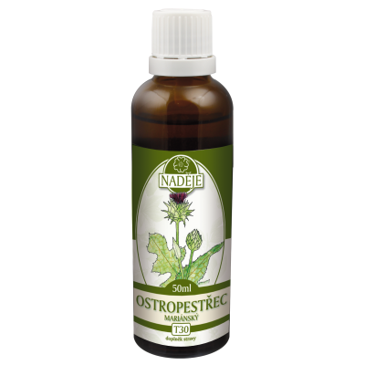 Naděje Ostropestřec mariánský - tinktura z byliny T30 50 ml