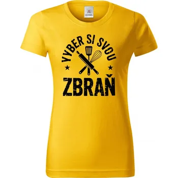 Vyber si svou zbraň, černý tisk - Dámské tričko Basic - Nejoblíbenějí - M