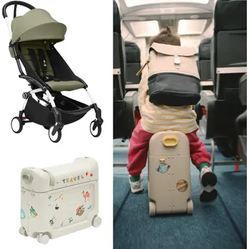 Kočárek STOKKE YOYO3 Sportovní kočárek White/Olive + Jetkids Green