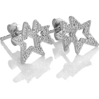 Náušnice Stříbrné náušnice Hot Diamonds Shimmer DE875