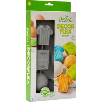 Forma na pečení Silikonová forma Fotbal Decora 30 x 17 x v 3 cm