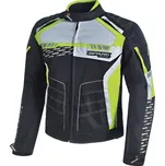 Leramotors SPARK MIZZEN Pánská textilní moto bunda šedá / černá / fluo žlutá 600D (29) 2XL