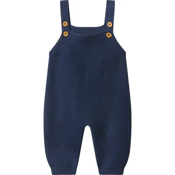 Chlapecké kalhoty lupilu® Chlapecké pletené laclové kalhoty s BIO bavlnou (navy modrá, 86/92)