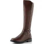 Remonte hnědé hladké kozačky D2W77-25 - 41 | P695893