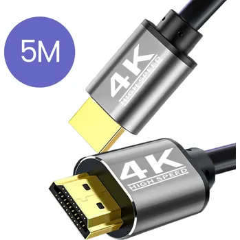 Video kabel AU411HD/05 MEGALU HDMI 2.0 kabel 5 m černý