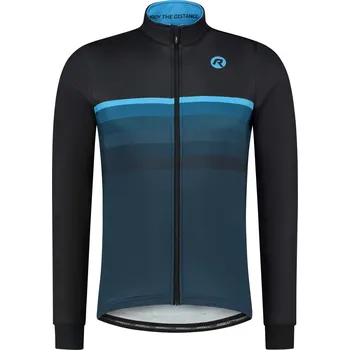 Zrcátko na kolo Softshellová cyklobunda s prodyšným zádovým dílem Rogelli HERO II, černo-modrá S