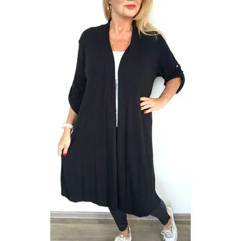 Dámský svetr Made in Italy Dámský svetrový kardigan UNI, barva černá