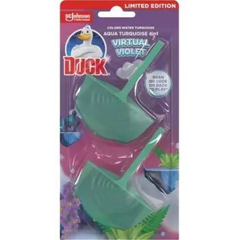 WC čistič DUCK AQUA WC 4V1 COLORING VIRTUAL DUOPACK 2X36ML
