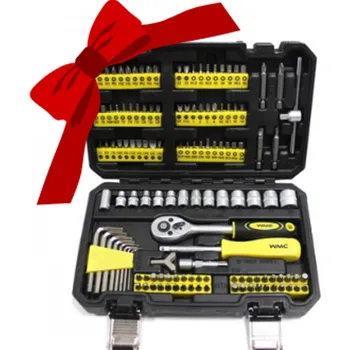 Sada nářadí WMC TOOLS WMC sada nářadí 130 ks – klíče, šroubováky a bity